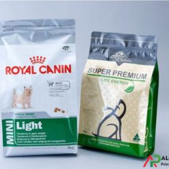 In túi zipper đựng thức ăn thú cưng