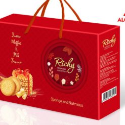 Hộp giấy có quai xách đựng quà Tết