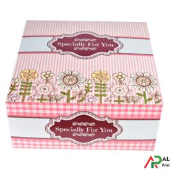 In hộp bánh kem nhiều họa tiết