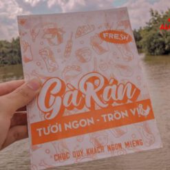In túi giấy đựng gà rán giá rẻ