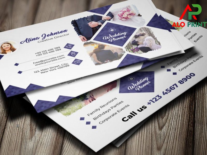 Name card dịch vụ tổ chức đám cưới