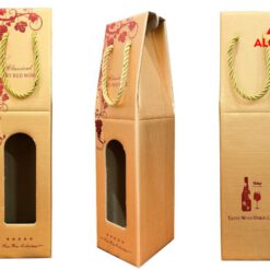 Túi giấy đựng rượu sang trọng
