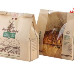 Túi giấy đựng thực phẩm hoa bánh mì