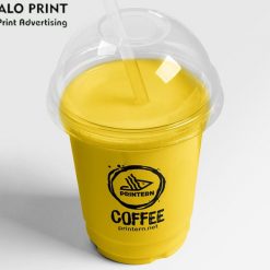 Mẫu ly nhựa nắp cầu 2