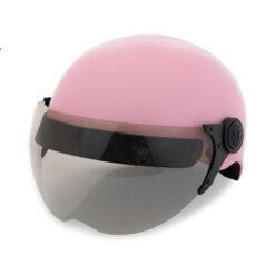 Nón bảo hiểm hồng có kính