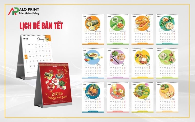 Lịch Để Bàn Tết