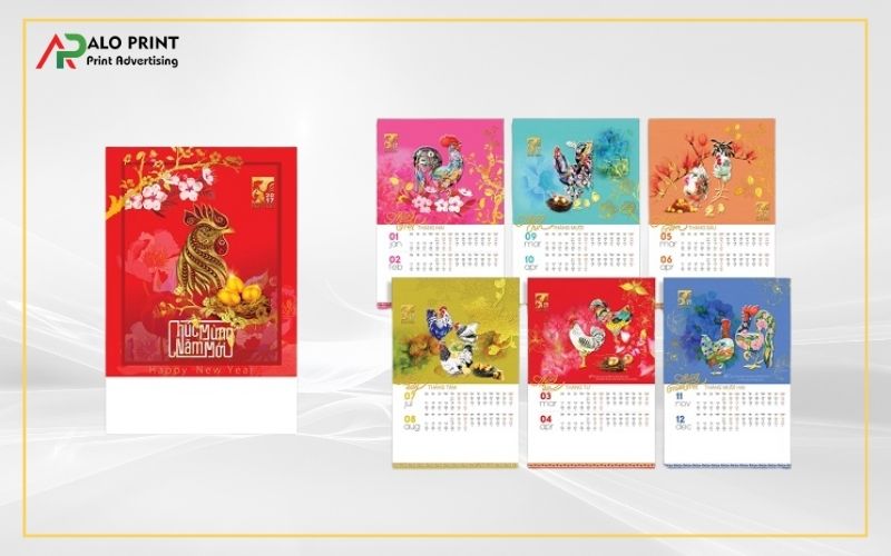 Mẫu Lịch tết 2026 Đẹp Giá Tốt