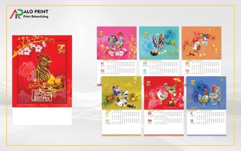 Lịch Treo Tường 2026 Sang Trọng Tinh Tế