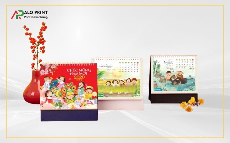 Lịch Tết Để Bàn 2026 Bính Ngọ