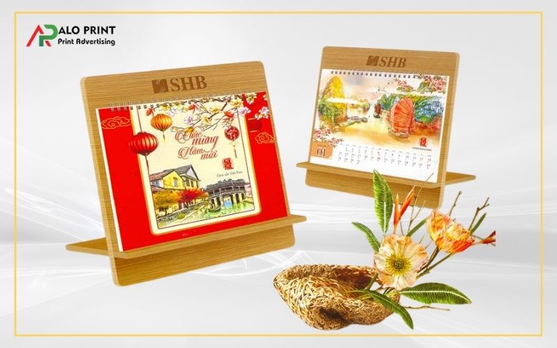 Lịch Để Bàn In Logo Đẹp