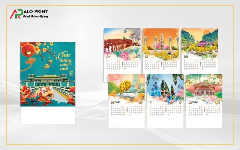 In Lịch Tết 2026 Theo Yêu Cầu