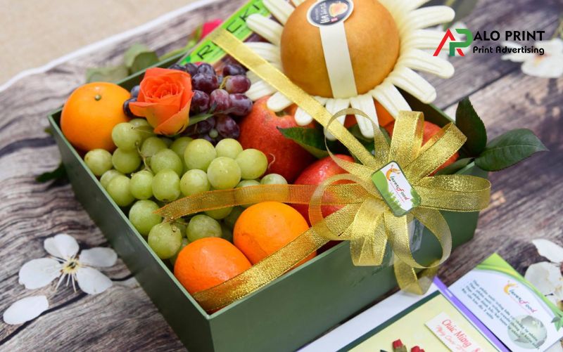 Giỏ quà Tết trái cây tươi mát Giỏ quà Tết trái cây tươi mát