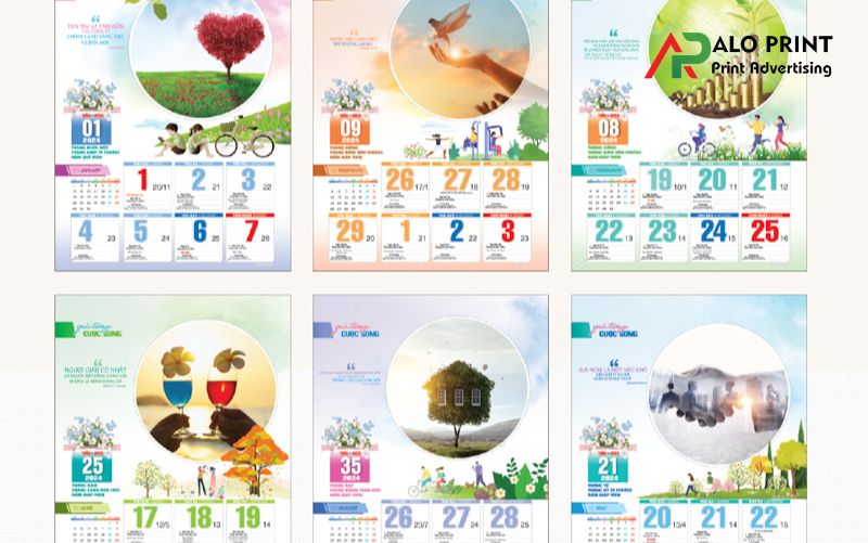 Lịch 52 tuần Minimalist Lịch 52 tuần Minimalist
