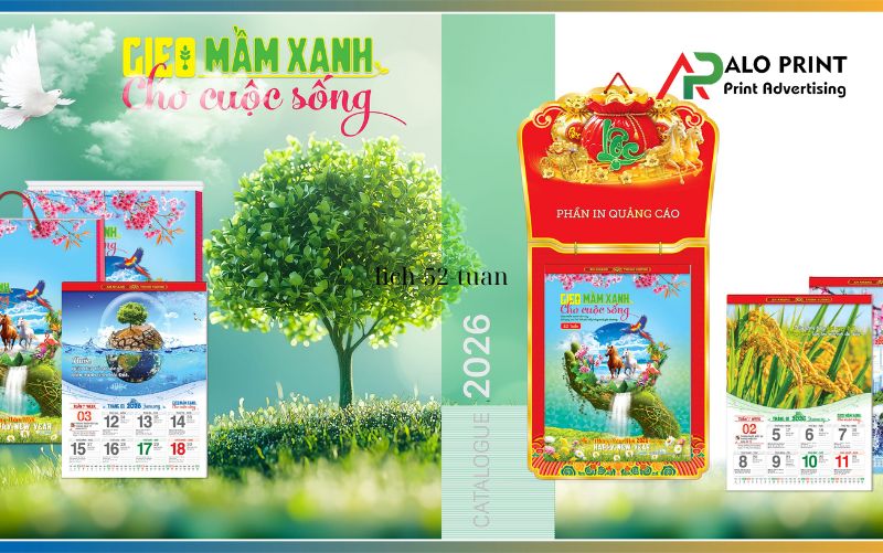 Lịch 52 tuần Eco-friendly Lịch 52 tuần Eco-friendly