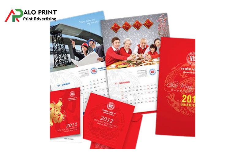 Lịch Tết tối giản, tinh tế