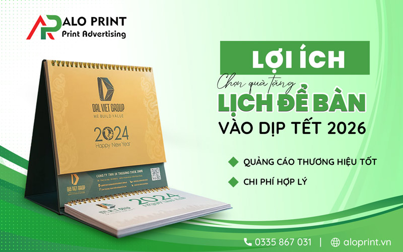 Lợi ích khi đặt in lịch tết số lượng ít & nhiều